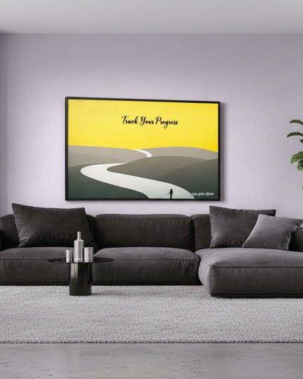 Track Your Progress - Framed Wall Art
