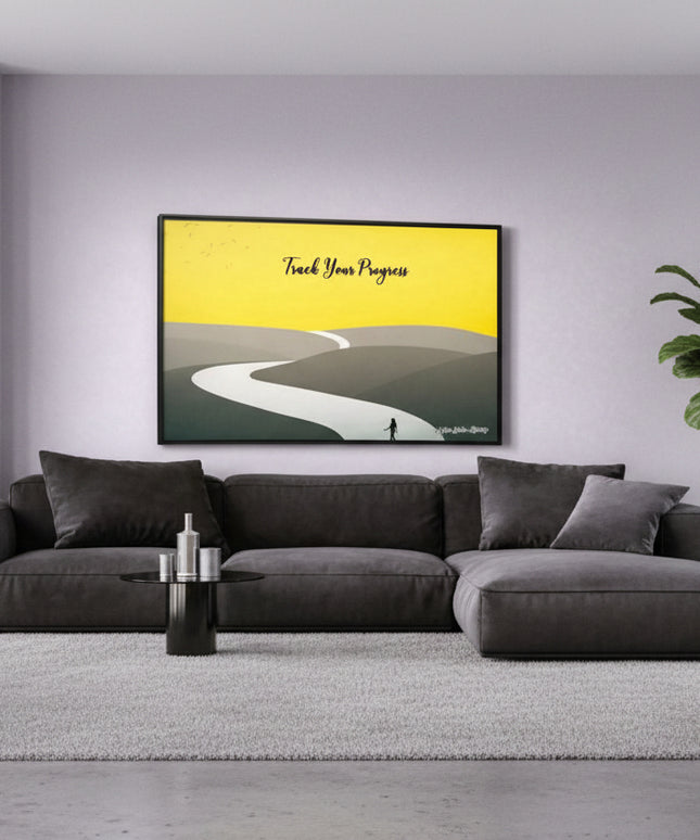 Track Your Progress - Framed Wall Art