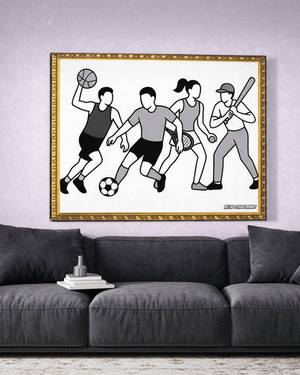 The Spirit of Sports – Framed Wall Art
