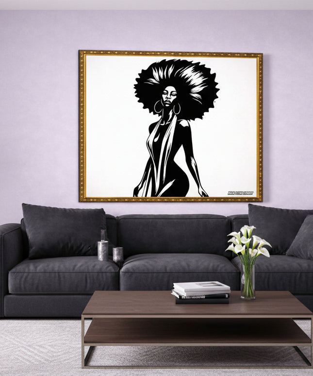 Black Elegance – Framed Wall Art