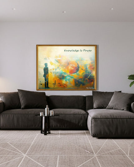 Knowledge Is Power – Framed Wall Art