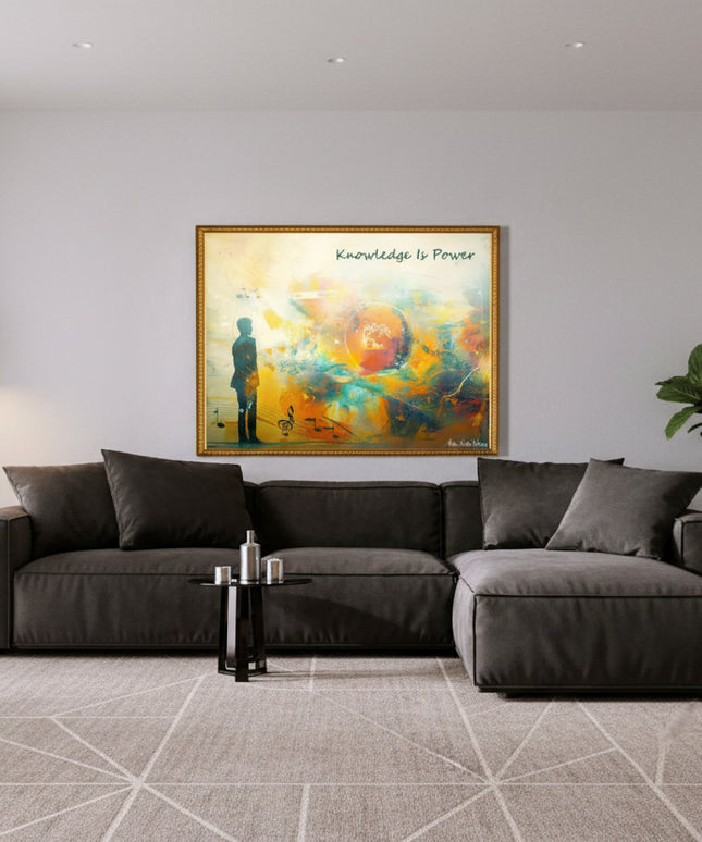 Knowledge Is Power – Framed Wall Art