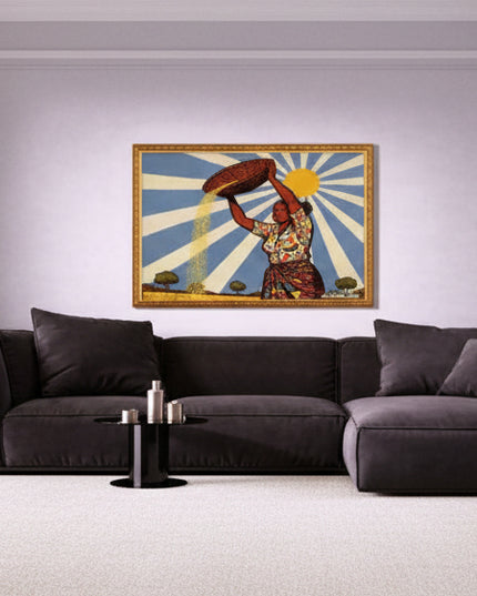 Sunlit Harvest – Framed Wall Art