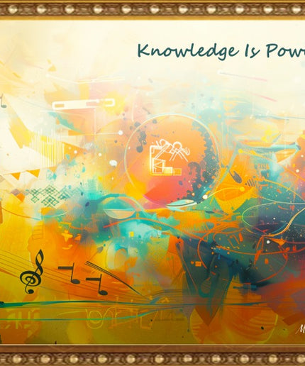 Knowledge Is Power – Framed Wall Art