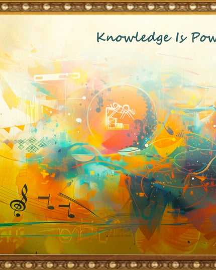 Knowledge Is Power – Framed Wall Art