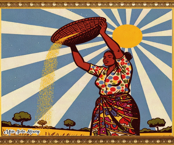 Sunlit Harvest – Framed Wall Art – Mein Sohn Library