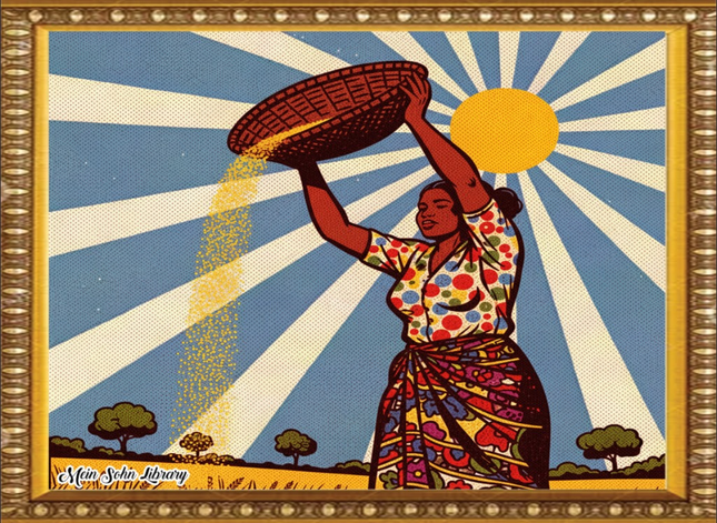 Sunlit Harvest – Framed Wall Art