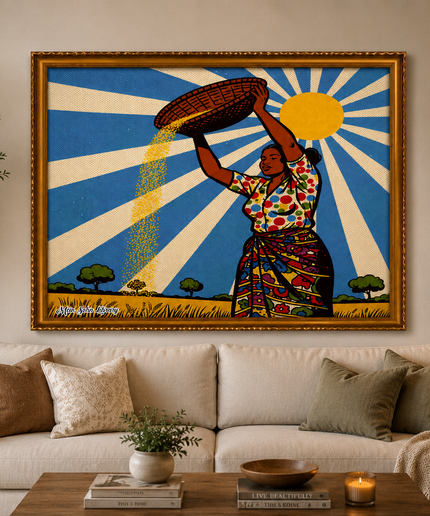 Sunlit Harvest – Framed Wall Art