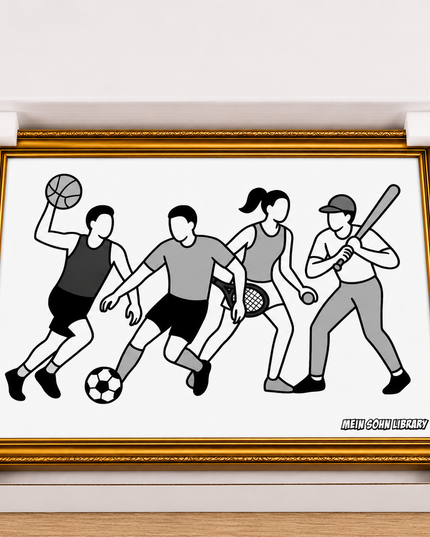 The Spirit of Sports – Framed Wall Art