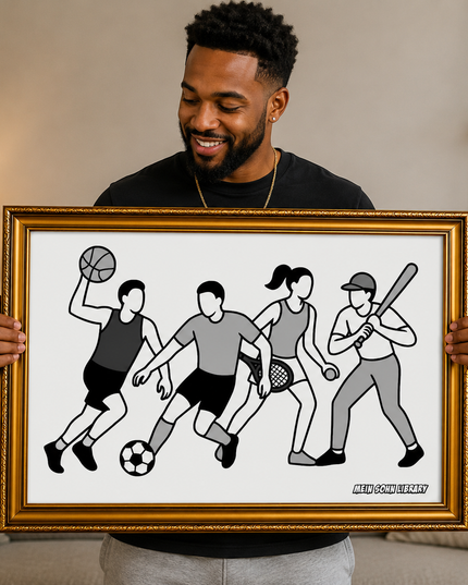 The Spirit of Sports – Framed Wall Art