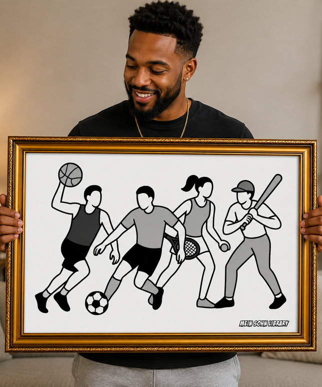 The Spirit of Sports – Framed Wall Art