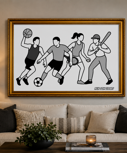 The Spirit of Sports – Framed Wall Art