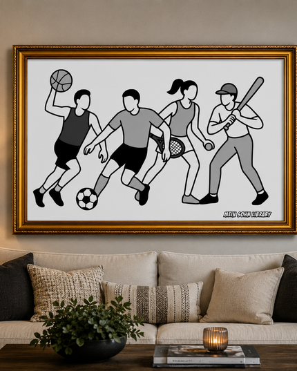 The Spirit of Sports – Framed Wall Art