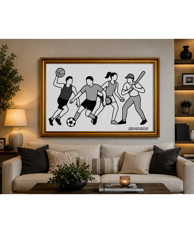 The Spirit of Sports – Framed Wall Art