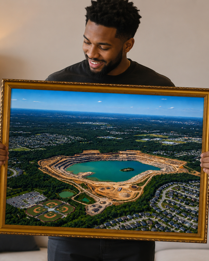 Vast Quarry – Framed Wall Art