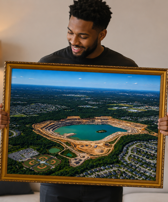 Vast Quarry – Framed Wall Art