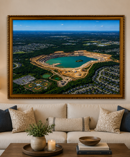Vast Quarry – Framed Wall Art