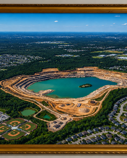 Vast Quarry – Framed Wall Art