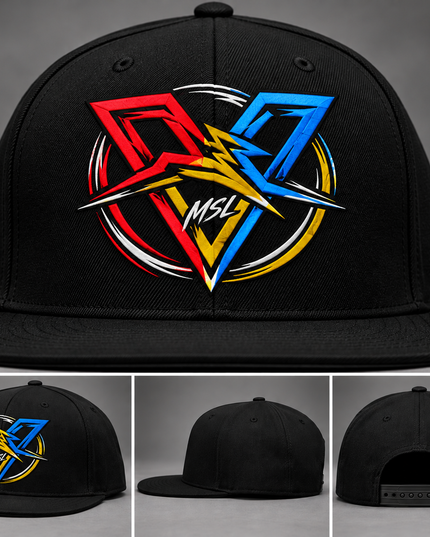 MSL Color Strike Snapback Hat
