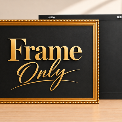 Decorative Gold Frame - Frame Only