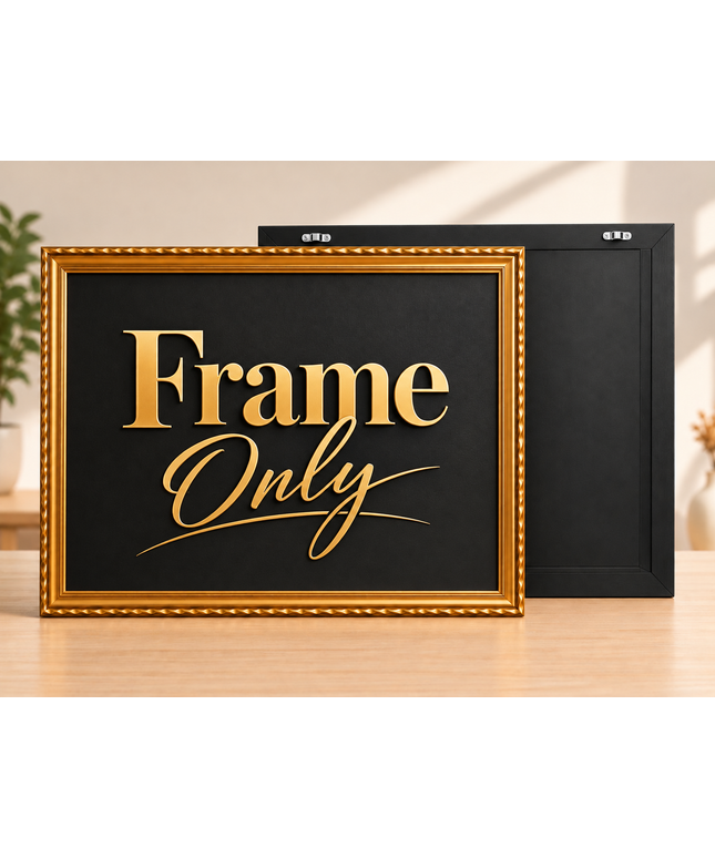 Decorative Gold Frame - Frame Only