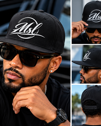 MSL Classic Signature Snapback Hat - all views