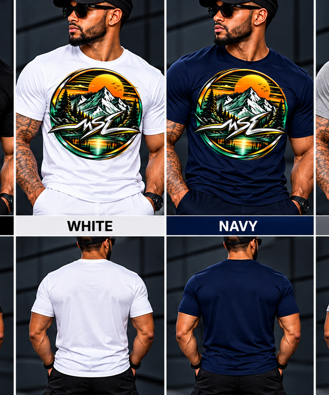 MSL Mountain Signature Graphic T-Shirt - all views