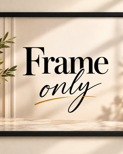 Classic Black Frame – Frame Only