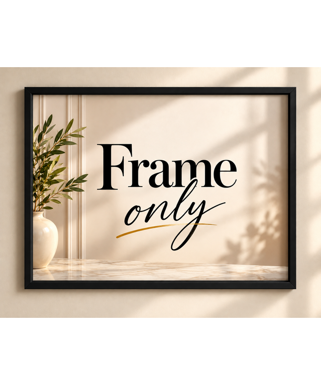 Classic Black Frame – Frame Only