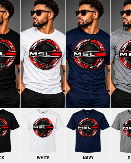 MSL Signature Circle Graphic T-Shirt - all views