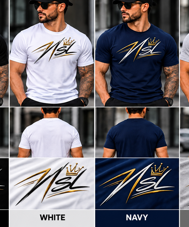 MSL Crown Signature Graphic T-Shirt - all colors